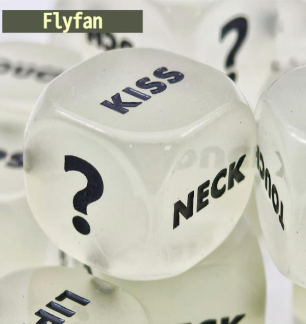 Flyfan Sexy Dice Engraved Rune Couples