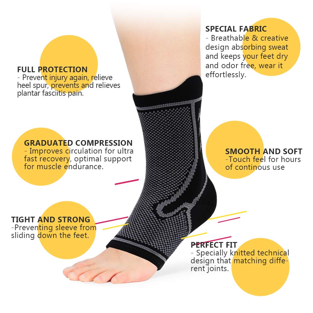 Flyfan Ankle Support Sleeve for Women and Men - Image 4